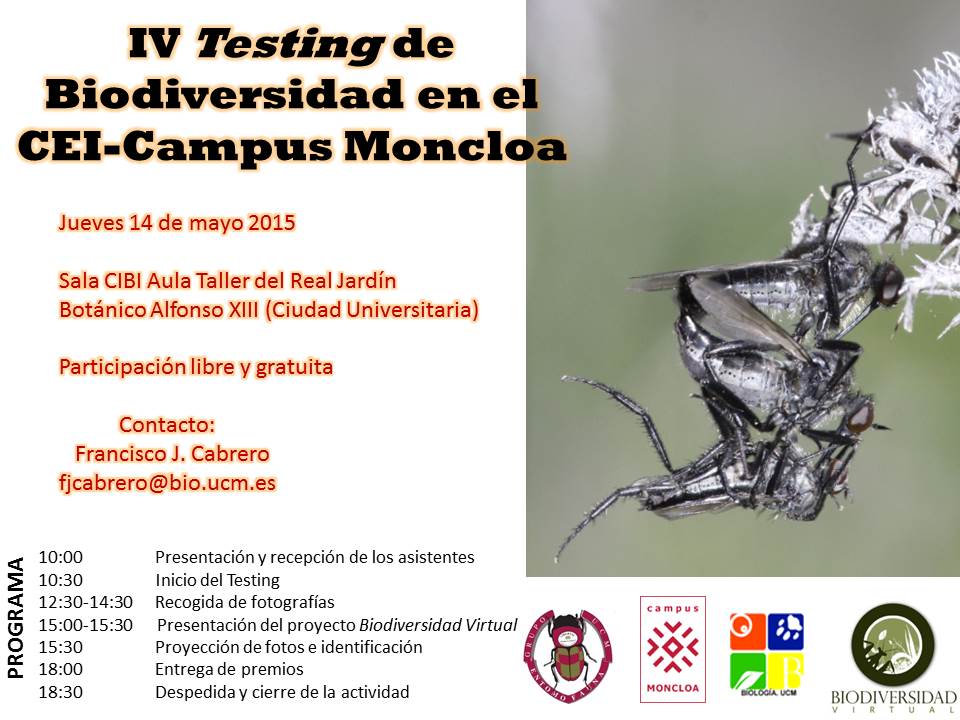 IV Testing de Biodiversidad en el CEI-Campus Moncloa